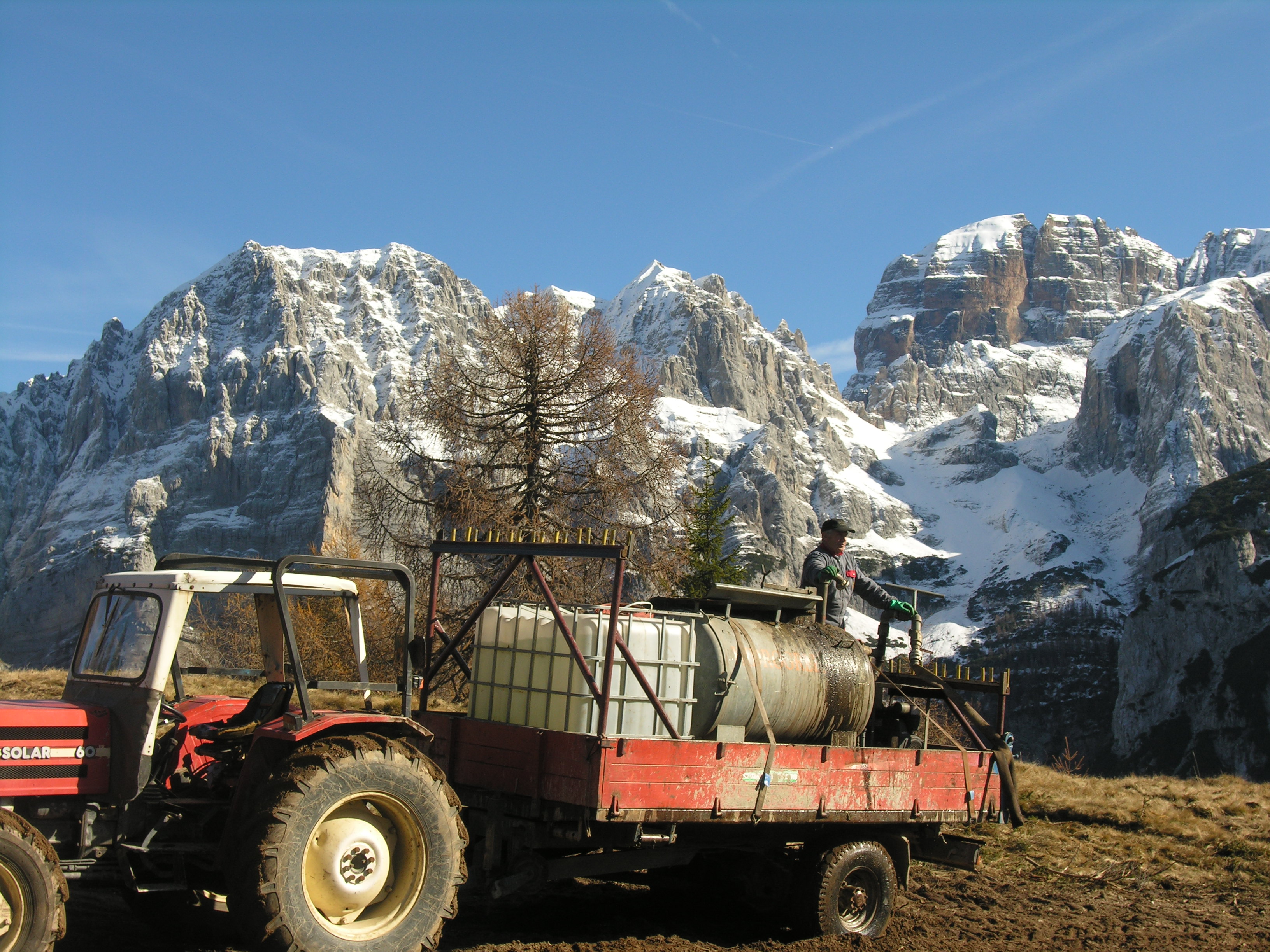 Idrosemina in montagna